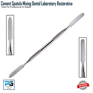 Dental Cement Spatula Amalgam Mixing Spatula flat plastic Separating Spatula CE - Picture 1 of 8