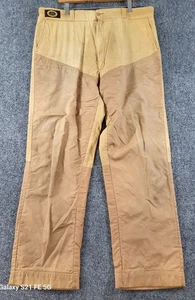 Vintage Blue Bill By Red Head Briar Brush Hunting Pants Mens 40x32 Brown Canvas - Picture 1 of 16