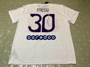 Camisa Lionel Messi Autógrafo Paris Saint Germain con *COA* Leo Firmada a Mano - Imagen 1 de 9