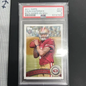 Colin Kaepernick 2011 SSP Topps Two Hands On Ball Variation PSA 9 Super RARE - Picture 1 of 2