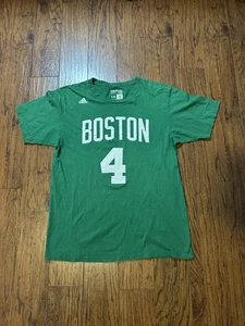 Adidas Boston Celtics Green T Shirt #4 Isaiah Thomas Large 2000s NBA Basketball - Picture 1 of 5