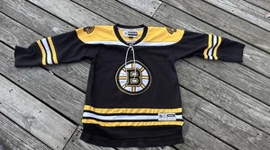Maglia NHL Reebok Boston Bruins Youth L XL 18-20 ragazzo nera - Foto 1 di 9