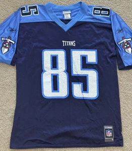 Camiseta de colección de los Tennessee Titans Derrick Mason para hombre Reebok mediana #85 NFL - Imagen 1 de 7