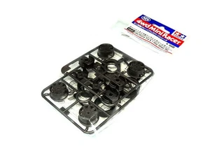 Tamiya Mini 4WD Model Racing Low-Profile Tire & 1-Way Wheel Set 15443 - Picture 1 of 1