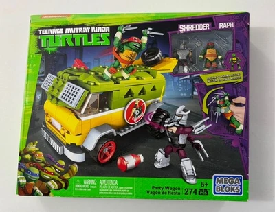 TMNT Teenage Mutant Ninja Turtles Mega Bloks Party Wagon Brand New in Box 2016 - Image 1 of 2