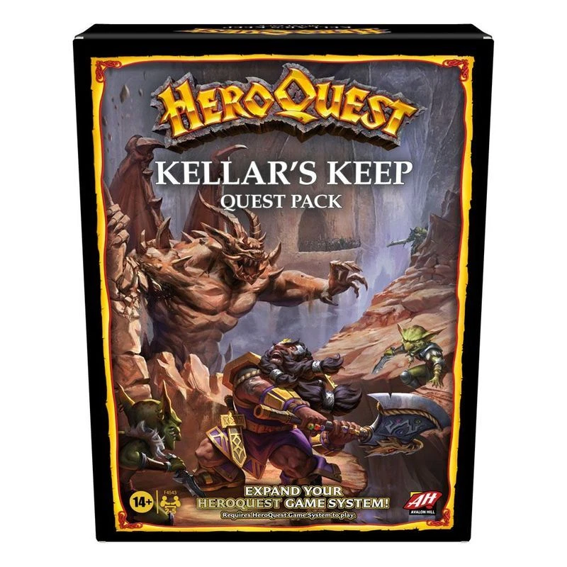 AVALON HILL HeroQuest - Brettspiel-Erweiterung - Kellar's Keep Abenteuerpack englisch