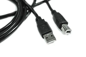 3m USB PC / Data Synch Black Cable Lead for Pure Tempus-1 Dab Radio - Picture 1 of 5