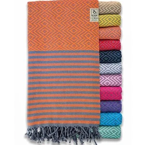Turkish Beach Towel “ 100% Turkish Cotton 40"x71" Quick Dry Oversized Beach Towe - Picture 1 of 5