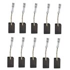 10 Pcs Metal And Carbon Brushes For Metabo Angle Grinder WQ 1400/WQ 1000/WQ