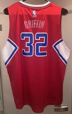 Camiseta Blake Griffin Los Angeles Clippers NBA Juvenil XL Hombres S Adidas Red Lob City Foto 1 de 4