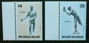 BELGIUM 1991 Art: 19th Century Sculpture. Set of 2 Mint Never Hinged SG3049/3050 - Picture 1 of 1