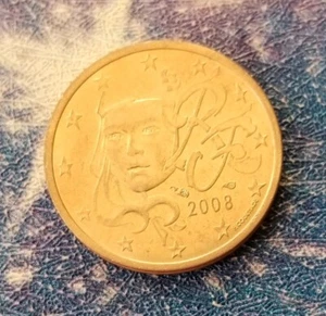 France 2 Euro 2008 Coin ^^ - Picture 1 of 2
