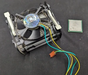 Intel Pentium 4 SL5UJ 1.6Ghz 256/400/1.75V & Fan F08G-12B2S1 Tested - Picture 1 of 3