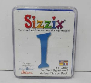 Provo Craft Sizzix Fun Serif Letter I (uppercase) #38-0350 - Picture 1 of 1