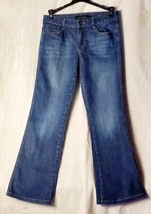 Calvin Klein Damen Gr. 6 Denim Stretch Blue Jeans Ultimate Boot Cut Dark Wash - Bild 1 von 10