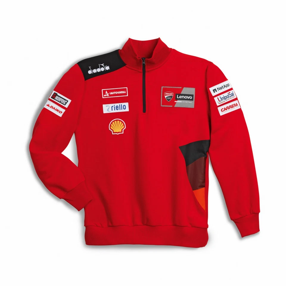 Ducati Diadora Corse Team GP23 Replica Pullover Sweatshirt MOTOGP Bagnaia Bestia - Image 1 of 2