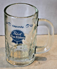 Pabst Blue Ribbon Original -  Beer Mug - 10 Ounce - Heavy D Handle Glass