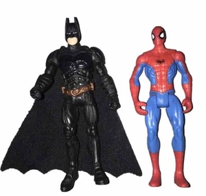 Marvel Spider-Man 3.75” Basic Action Figures 2010 Hasbro & Batman Action Figure - Picture 1 of 6