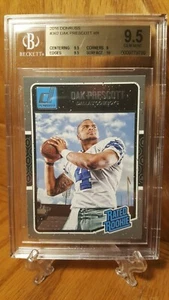 2016 Donruss Dak Prescott RR RC #362 Cowboys BGS 9.5 Gem Mint w/2(9.5), 1(10)$$$ - Picture 1 of 3