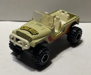 Corgi Sheriff Jeep Open Top Die Cast 1:64 White Interior  Variant - Picture 1 of 5