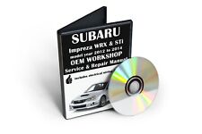 Service Repair Manual for Subaru Impreza WRX and STi (year: 2012, 2013, 2014)