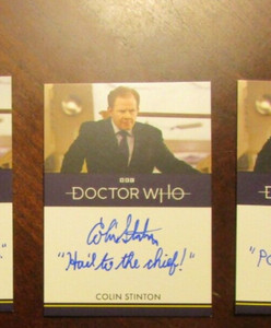 Doctor Who Series 1-4: Colin Stinton as the President Inscription Autograph Dr.