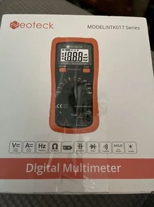 Multímetro digital de rango automático Neoteck voltaje corriente de ohmios capacitancia - Imagen 1 de 1