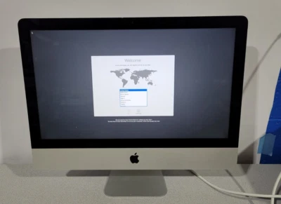 2017 Apple iMac 21.5" Core i5-7360U 2.3GHz 16GB RAM 256GB SDSD  A1418 MMQA2LL/A - Image 1 of 3