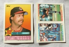 1989 Topps Super Star Sticker #32 Doug Jones - #75 #285 sticker back