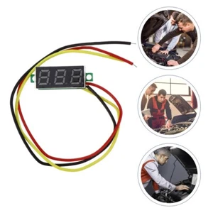 4 Stück Digital Voltmeter Auto Messgerät für Mini Batterie Spannungsprüfer Motorrad - Bild 1 von 12