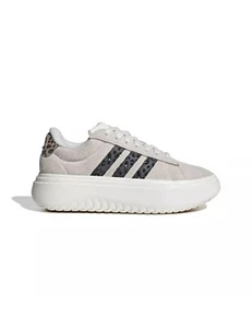 Sz 9 adidas Grand Court Platform IE3620 Off White/CarbonGold Women's Shoes oki10 - Picture 1 of 9