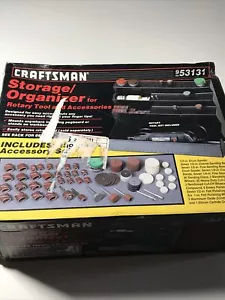 Vintage Sears Craftsman 53131 Organizzatore di immagazzinaggio utensili elettrici rotativi e punte NOS - Foto 1 di 10