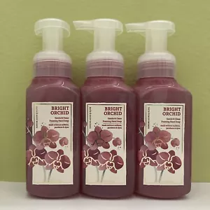 (3) Bath & Body Works BRIGHT ORCHID Gentle Foaming Hand Soap 8.75oz NEW - Picture 1 of 2