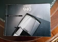 Volvo 940 1994 Owners Manual / Betriebsanleintung
