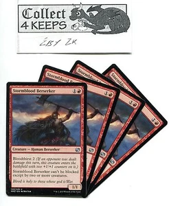 Magic MTG Modern Masters 2015: 4x Stormblood Berserker x4 Red Playset Unplayed - Picture 1 of 1
