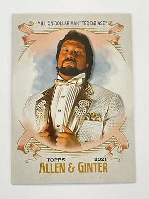 2021 WWE Topps Heritage Wrestling Allen & Ginter - "Million Dollar Man" DiBiase - Image 1 of 2