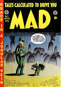 MAD Magazine #3 - Enero/Febrero 1953 - Póster de portada - Imagen 1 de 1