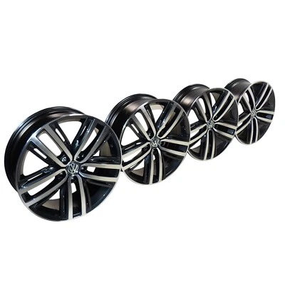 4x Original VW Auckland Llantas 19 Pulgadas 7Jx19 ET43 5x112 Tiguan II AD1 AX1 - Imagen 1 de 4