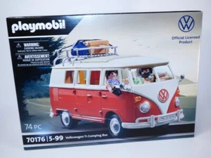 VOLKSWAGEN COMBI T1 rouge PLAYMOBIL - Picture 1 of 1