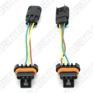 1 Pair LED Headlight Harness Plug For Polaris RZR 800 900 1000 2411712 2411711 - Picture 1 of 5