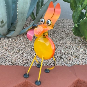 Metal Big Ear Dog | Handmade Yard Art Garden Decor | Landscape Sculpture - Picture 1 of 3