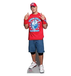 JOHN CENA - WWE WRESTLER - TAMAÑO NATURAL STANDUP/RECORTE TOTALMENTE NUEVO 1125 - Imagen 1 de 1