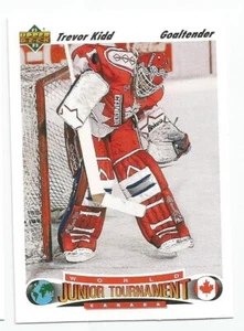 TREVOR KIDD 1991-92 UPPER DECK WJT CARD MINT CONDITION - Picture 1 of 2