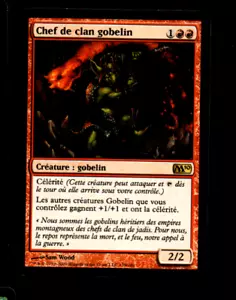 *MRM* FR/VF Goblin Clan Leader (Goblin Chieftain) MTG Magic M10+ - Picture 1 of 1