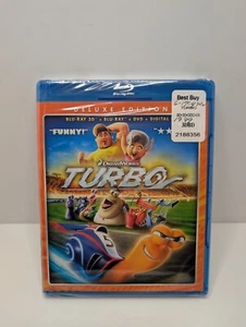 Turbo 3D Blu-ray Deluxe Edition Combo Pack Neu/Versiegelt - Bild 1 von 2