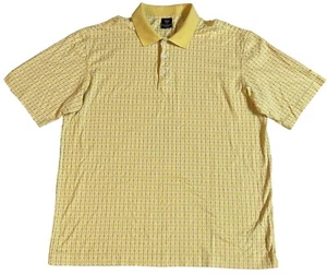 Nike Herren XL Polo Golf Kurzarm Shirt Gelb Gold Rugby Gebraucht - Bild 1 von 10