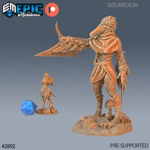 6K Resin 32mm Epic Miniatures Bird Folk Pelican Knife (Medium) for D&D - Picture 1 of 1