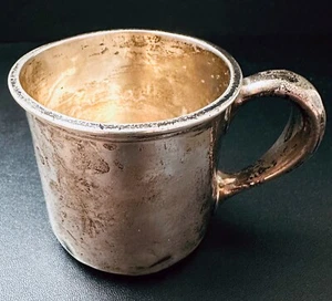 Gorham Sterling Silver A7956 Baby or Child’s Cup Monogramed “Joan 1930" 3.3 oz. - Picture 1 of 10