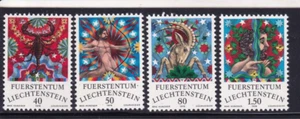 Liechtenstein MNH ** 651-4 Zodiac signs - Picture 1 of 1