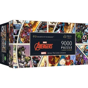 Trefl Prime 9000 Piece Puzzle - Marvel - Across the Comic Universe - Picture 1 of 4